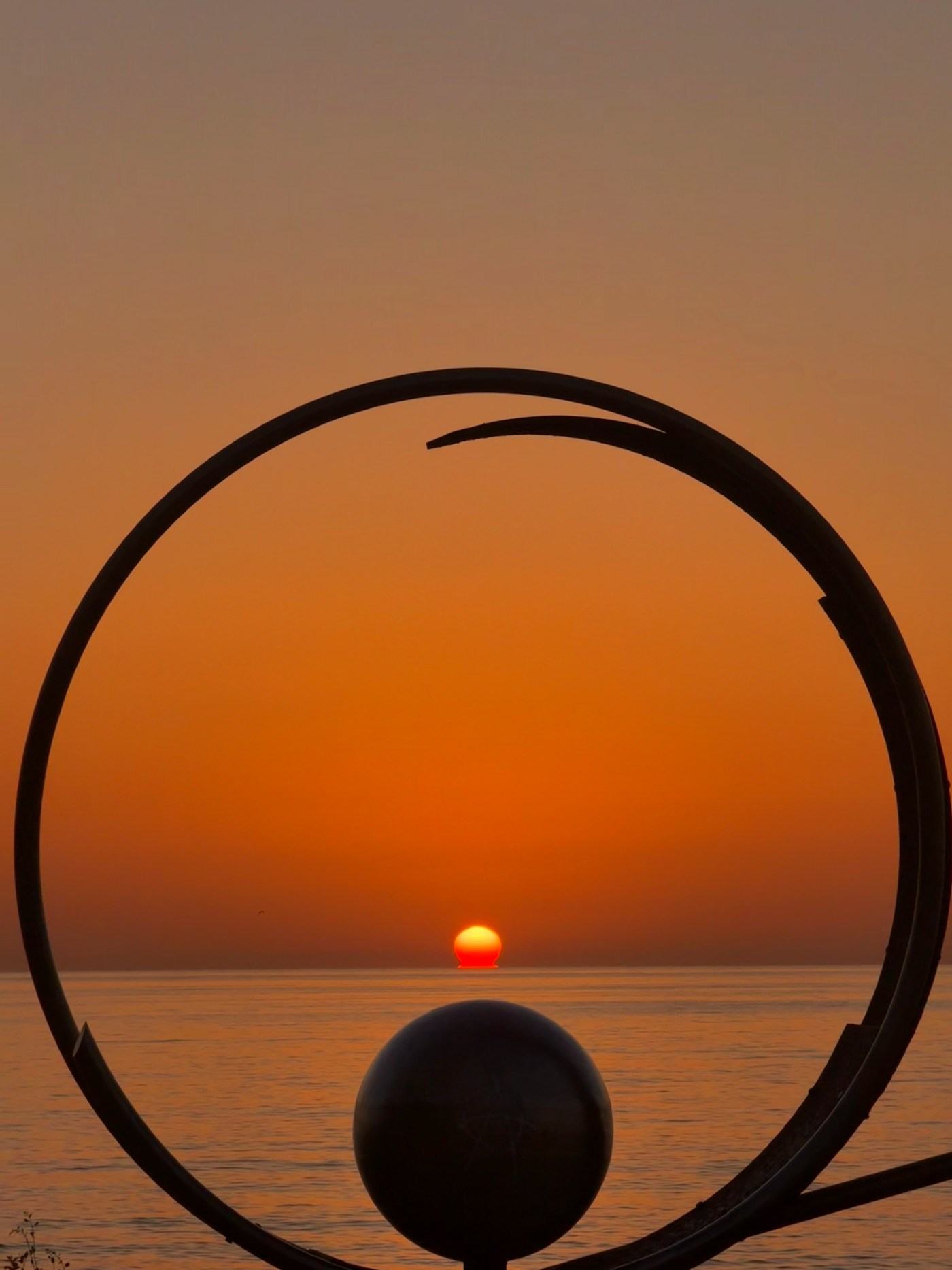 Sunrise over the sea
